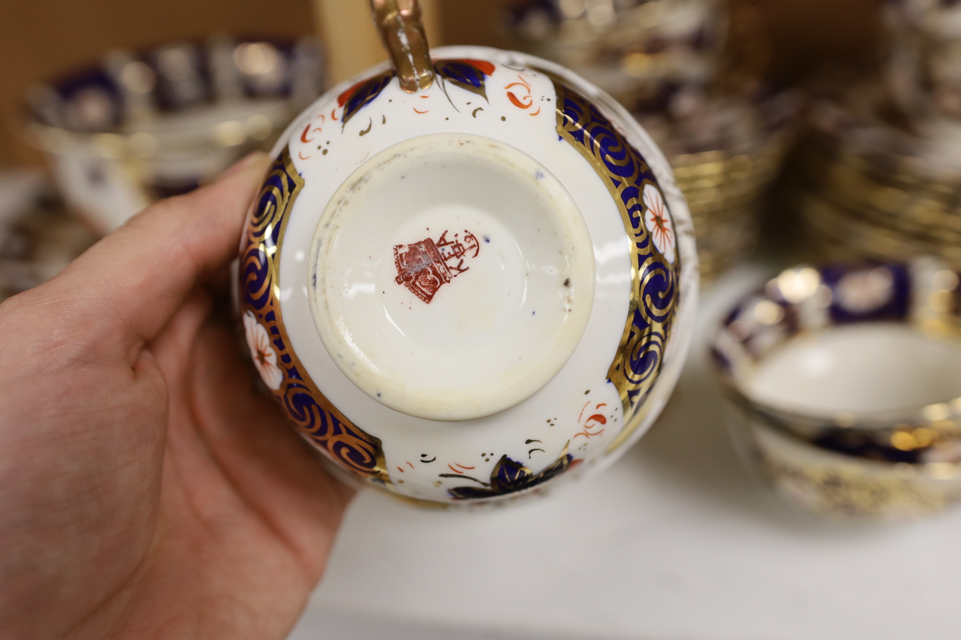 A quantity of 19th century Imari patterned tea wares